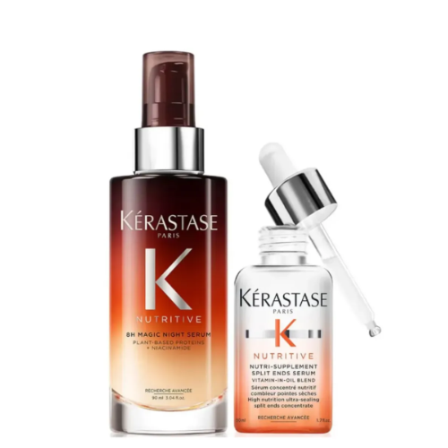 Набор для сухих волос - Kerastase Nutritive Duo (8H Magic Night Serum 90 мл + Nutri‑Supplement Split Ends 50 мл)